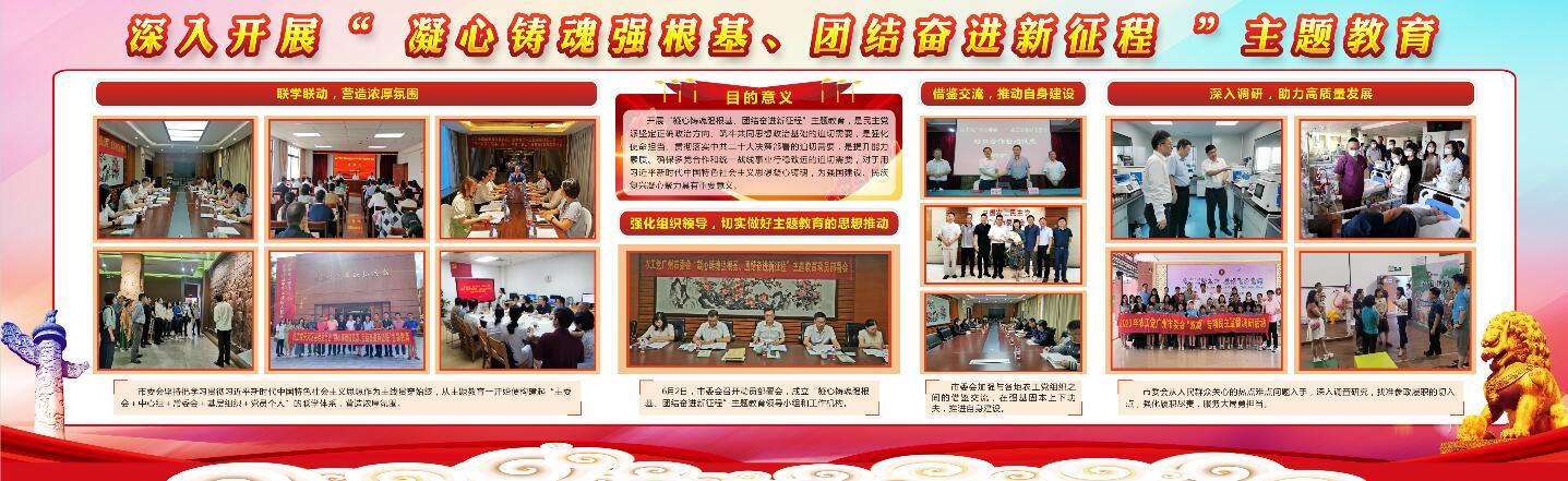 深入开展“凝心铸魂强根基、团结奋进新征程”主题教育